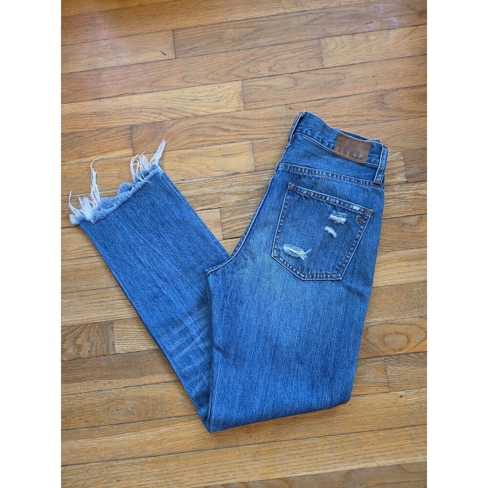 Madewell The perfect summer jean denim size 25 distressed ripped destructed